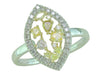 14K T/T .76CTW FANCY COLOR DIA