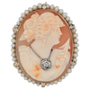 14KY CAMEO W/ SEED PEARLS