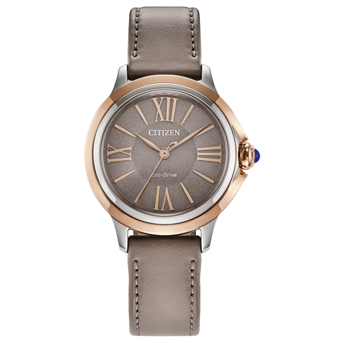 ECO DRIVE CECI TAUPE PINK GOLD