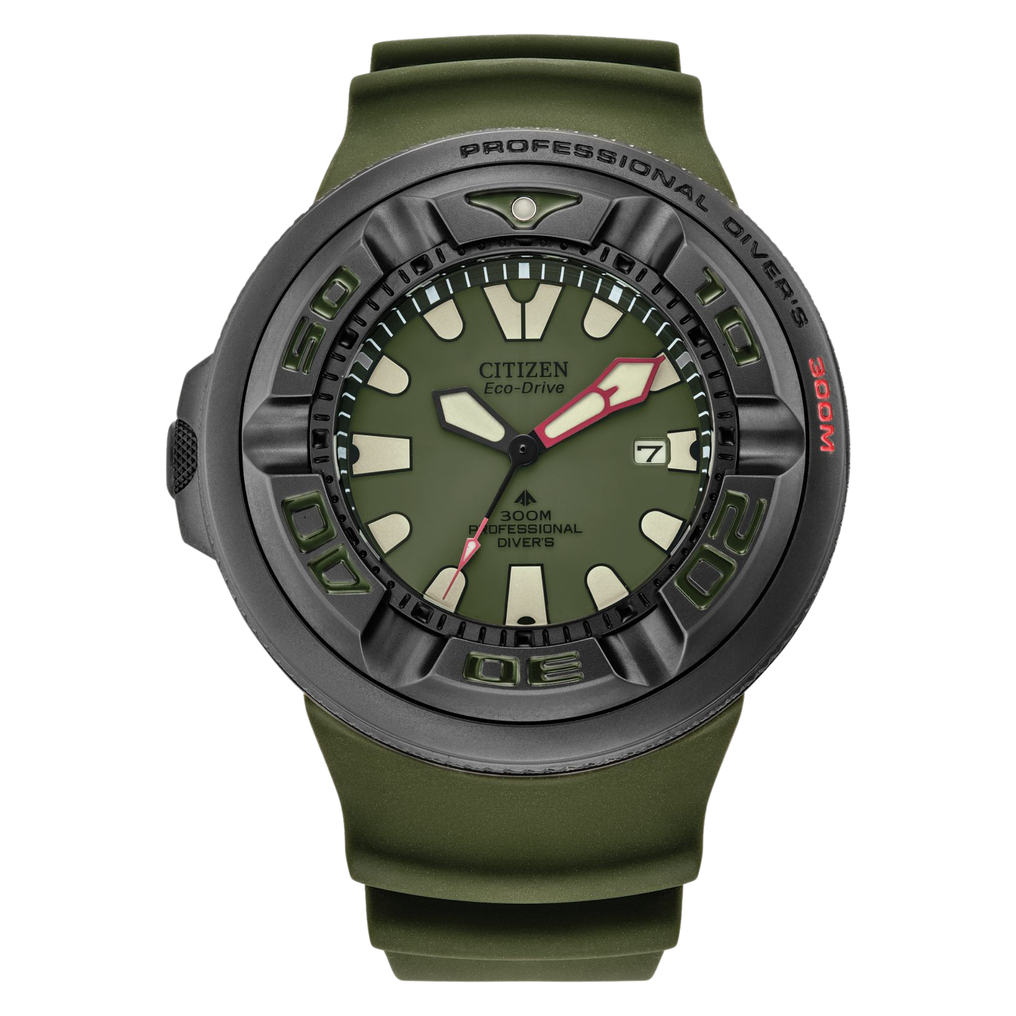 Citizen Eco Drive Promaster Dive Ecozilla Green Watch BJ8057-09X Citizen Eco Drive Promaster Dive Ecozilla Green Watch BJ8057-09X