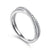 14K White Gold Criss Cross Diamond Band .28TW