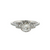 Estate 14kt White Gold Halo Style Engagement Diamond 1ctw I I1 Ring