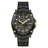 Bulova Black & Goldtone Icon Watch 98B408