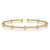 BUJUKAN 14K YG SPLIT BANGLE SZ