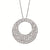 14K WG .50CTW PAVE CIRCLE PEND