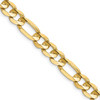 Estate: 14K Yellow Gold Solid 20" Figaro Chain 6.75MM Width