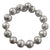 Grey Fresh Water Pearl Sterling Silver Bracelet