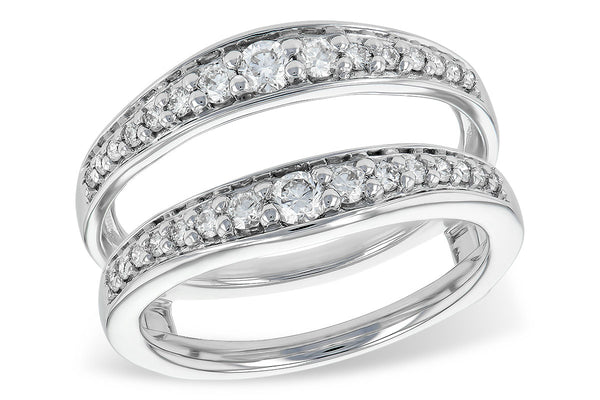 14KT Graduated Diamond Ring Guard