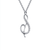 SS Sim Dia Initial S Necklace.