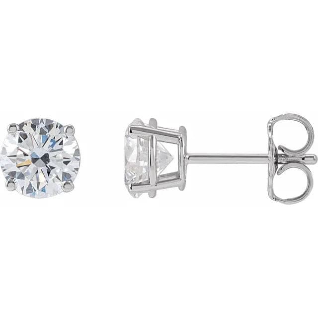 14K W L/M I1 2CTW Dia Stud Earrings.