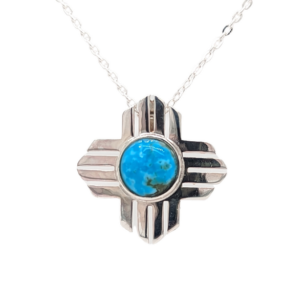 Sterling Silver Harris Jewelers Zia Necklace