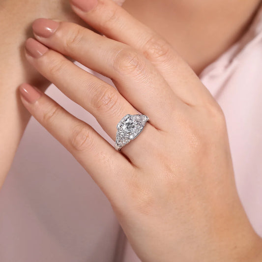 White Gold Engagement