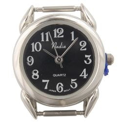 12MM RND BLACK DIAL
