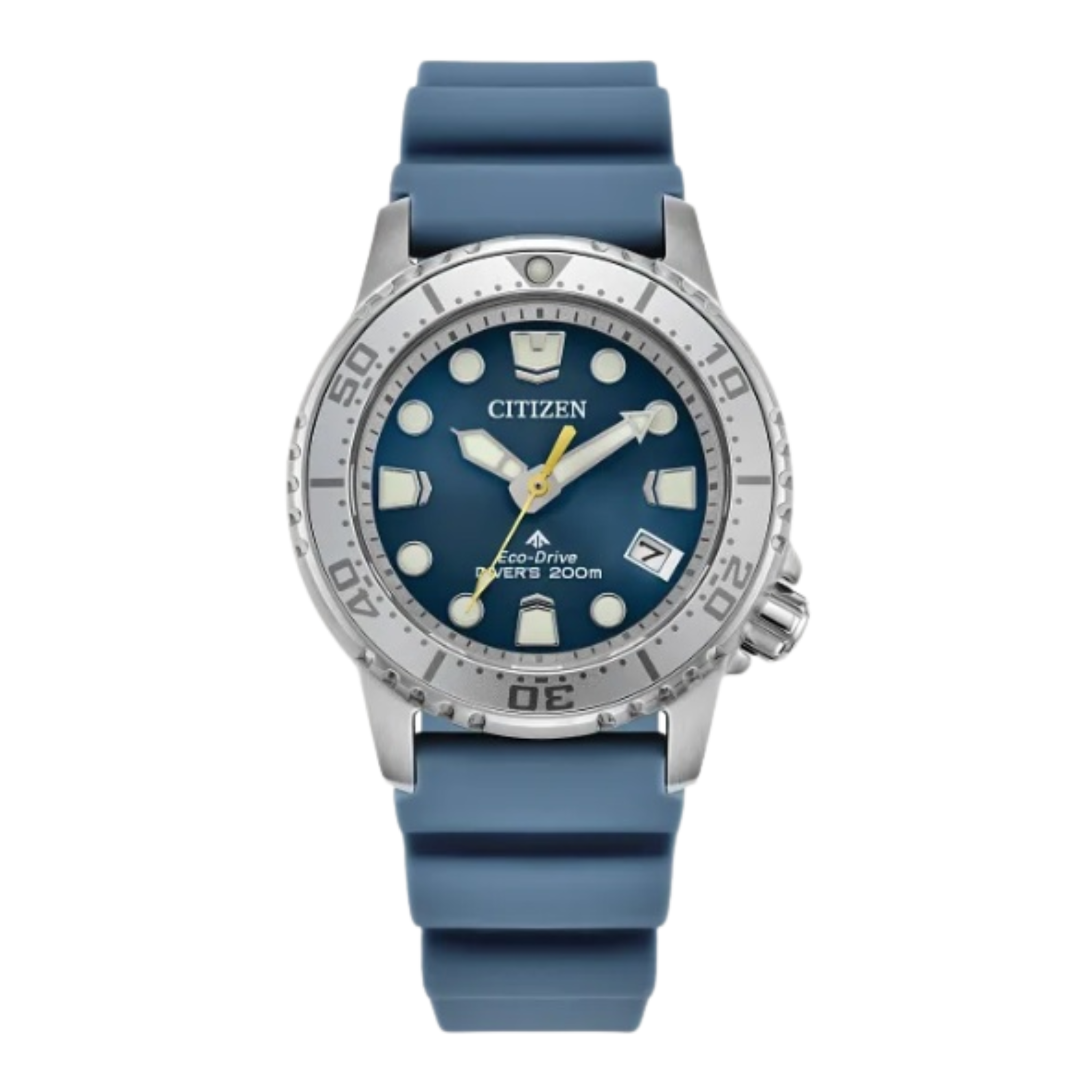 Citizen Eco Drive Ladies Divers Watch Blue Strap