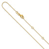 LESLIES 14K YG .8MM ROUND CABL