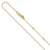 LESLIES 14K YG .8MM ROUND CABL