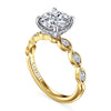 2.5CT Center Claudia 14K Gold Engagement Semi-Mount Ring S2086900