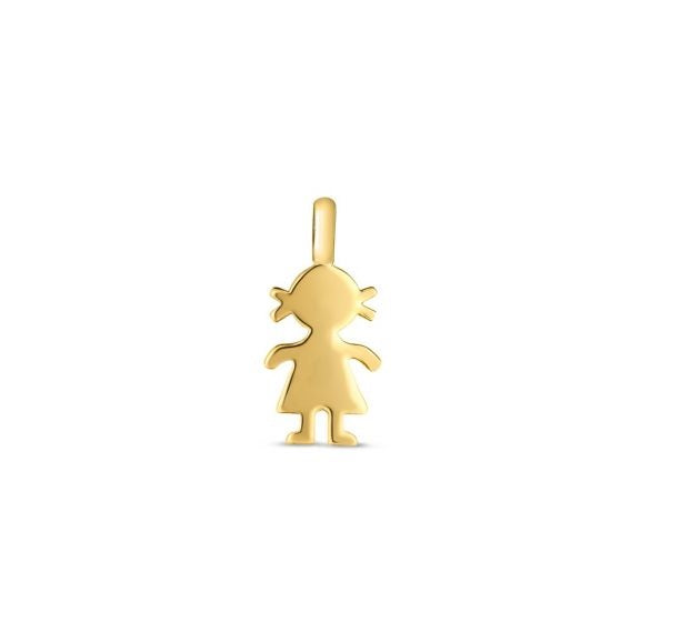 14K YG GIRL CHARM