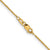 Leslies 14k Yellow Gold Flat Cable Chain 16"
