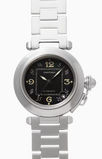 Estate: Pasha de Cartier Stainless Watch