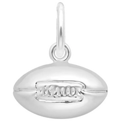 Sterling Silver Football Charm