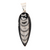 Sterling Silver Orthoceras Fossil Pendant