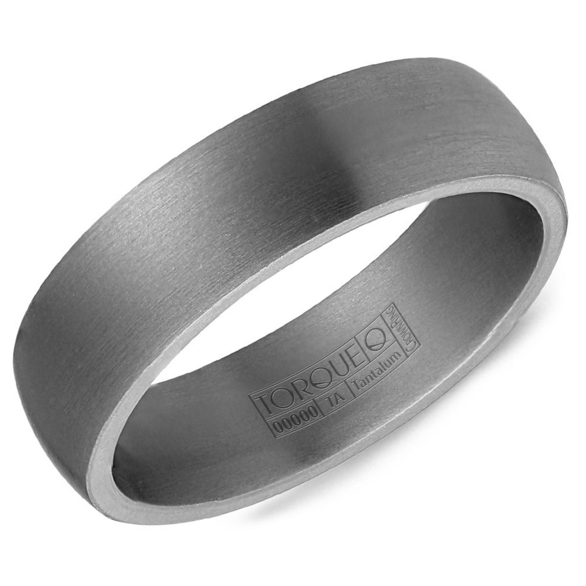 Men's Tantalum 6MM Sandpaper Finish Ring Size 10