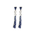 S/S GEOMETRIC LAPIS EARRINGS