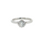 Estate 18kt White Gold .35ctw Diamond E/F SI1 Solitaire Ring