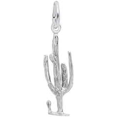 STERLING CACTUS CHARM