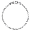 Sterling Sliver Box Bracelet 8in
