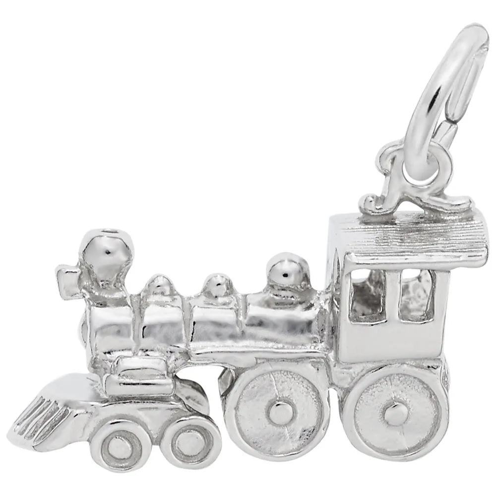 Sterling Silver Train Charm