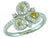 14K T/T .46CTW FANCY COLOR DIA