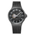 GLOCK GW-13-1-24 Gunmetal Automatic Watch with Small Skeleton Hint.