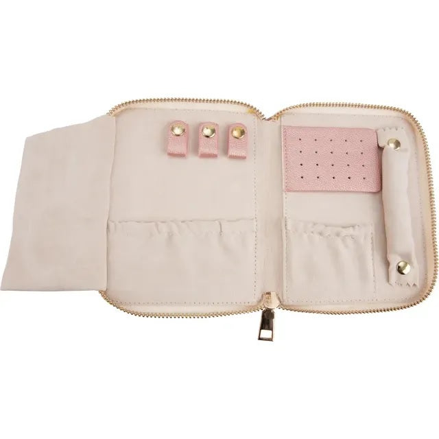 LEATHERETTE TRAVEL CASE BLUSH