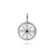 Bujukan Sterling Silver Compass Pendant with Mother of Pearl