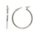14kt White Gold Thin Hoops