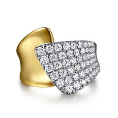 14K T/T 1.06CTW G-H SI DIA BYP