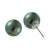 14K Gold Tahitian Pearl Stud Earrings 10-11MM