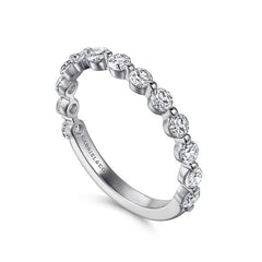 14K .85CTW Single Prong Set Diamond Band S2086911