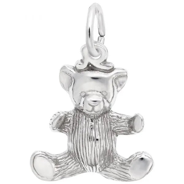 Sterling Silver Teddy Bear Charm