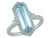 14K WG 3.07CT BLUE TOPAZ .50CT