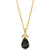 14K YG .95CT PS MONTANA SAPPHI