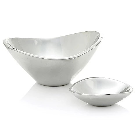 Nambe Butterfly Two Piece Bowl Set