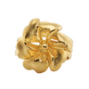 Estate 24kt Yellow Gold Flower Ring