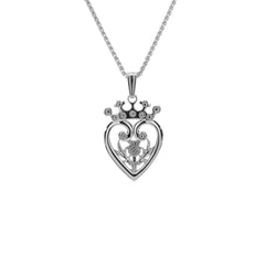 Sterling Silver Scottish Luckenbooth Necklace