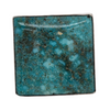Sterling Silver Square Adjustable Turquoise Ring