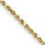 14KY HOLLOW ROPE CHAIN 18.5IN