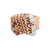 VINTAGE 14K RG/WG RUBY OMC DIA ADJ BUCKLE RING