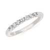 14K WG .33CTW I I1 7 STONE DIA
